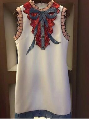 Gucci inspired bow dress